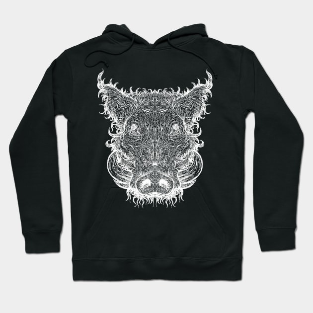 Wild Pig (2) Hoodie by HiROT0